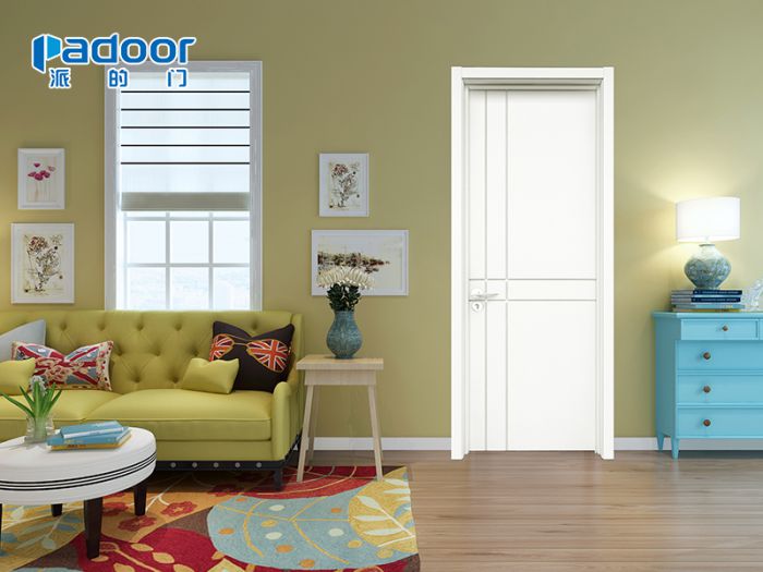 派的门 （PV007-BOM）实木复合PVC免漆单开造型门